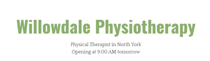 Willowdale OHIP Physiotherapy and Centerpoint Medical Centre
