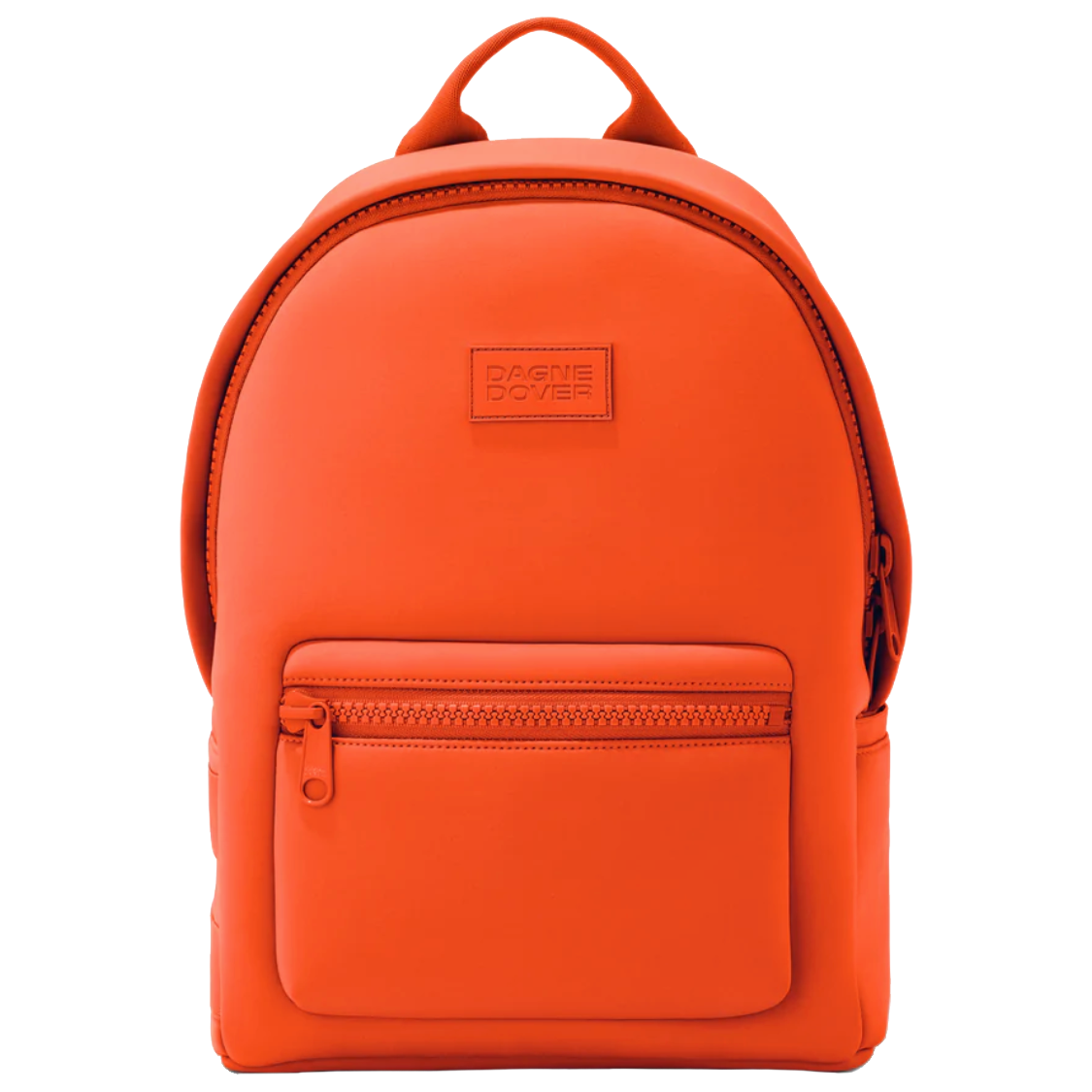 Mackenzie Orange Navy Trim Solid Backpacks