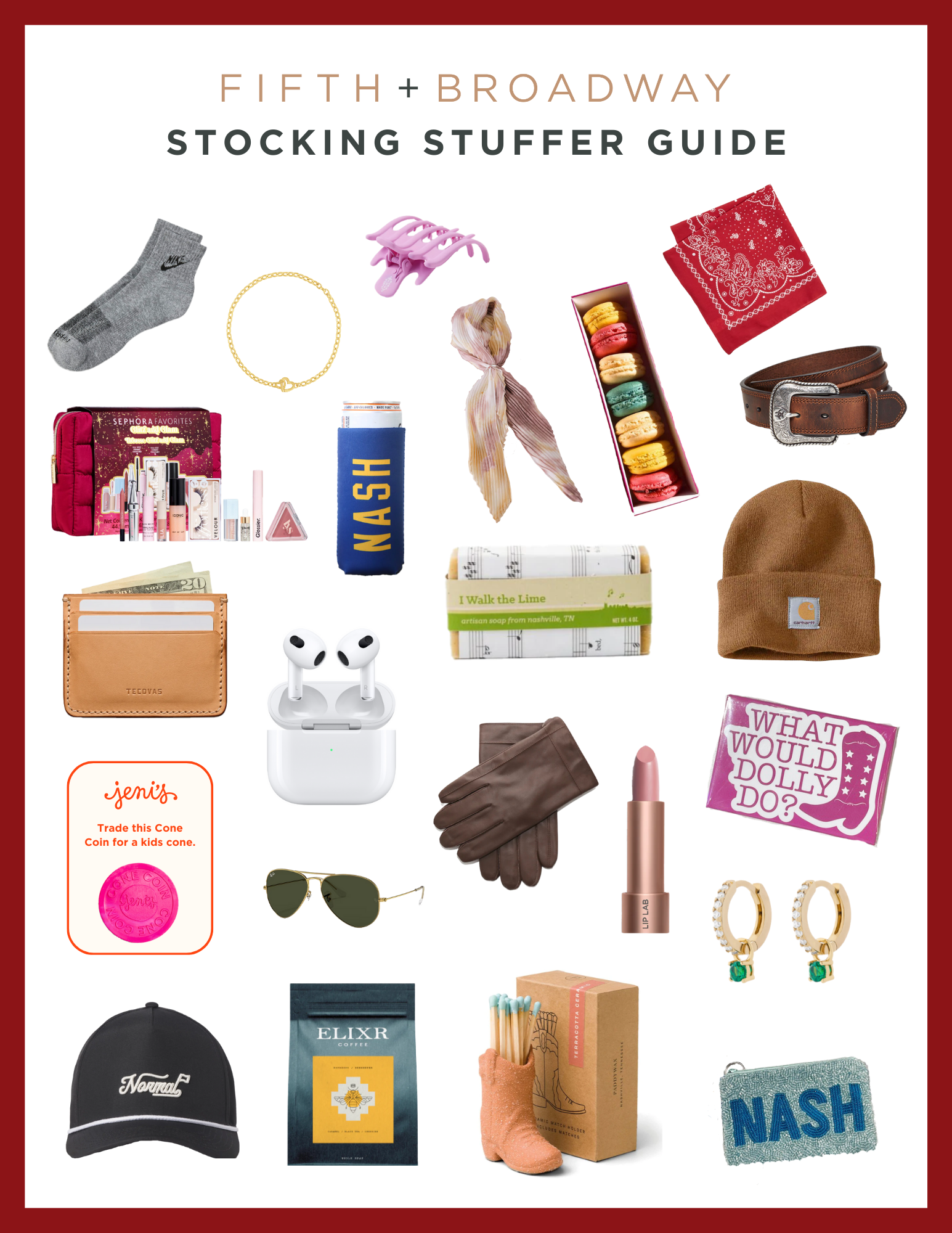 Holiday Stocking Stuffer Guide | Fifth + Broadway | Nashville