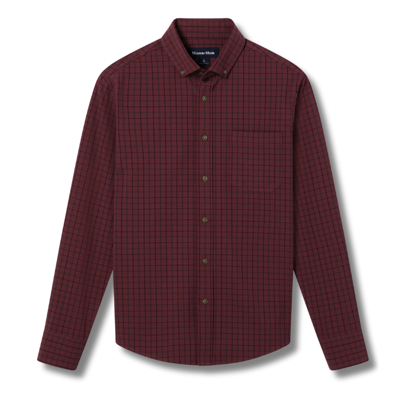 Maroon flannel