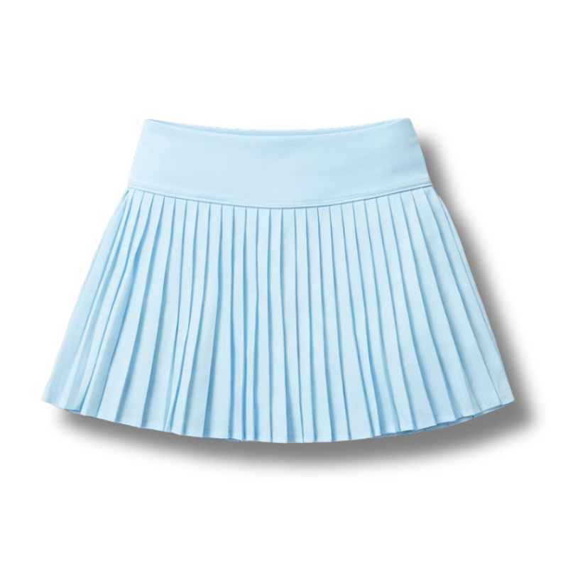 Light blue tennis skirt