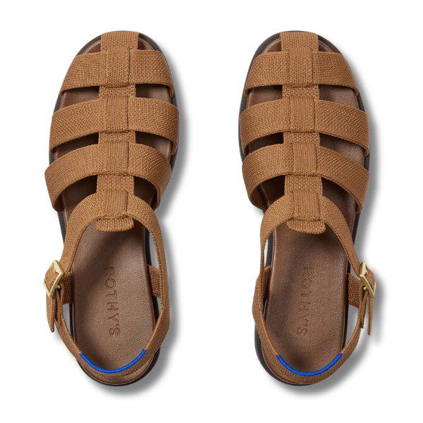 Brown fisherman sandals 