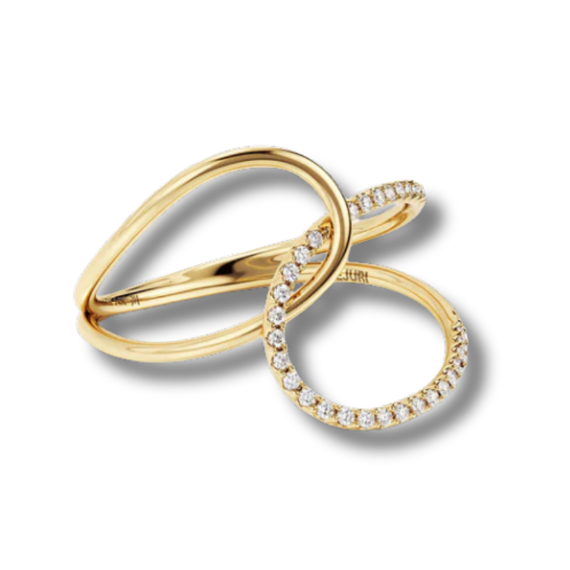 Ring with two loops