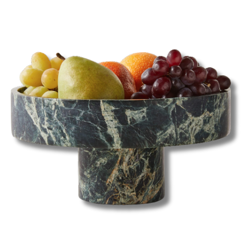 Marble fruit bowl
