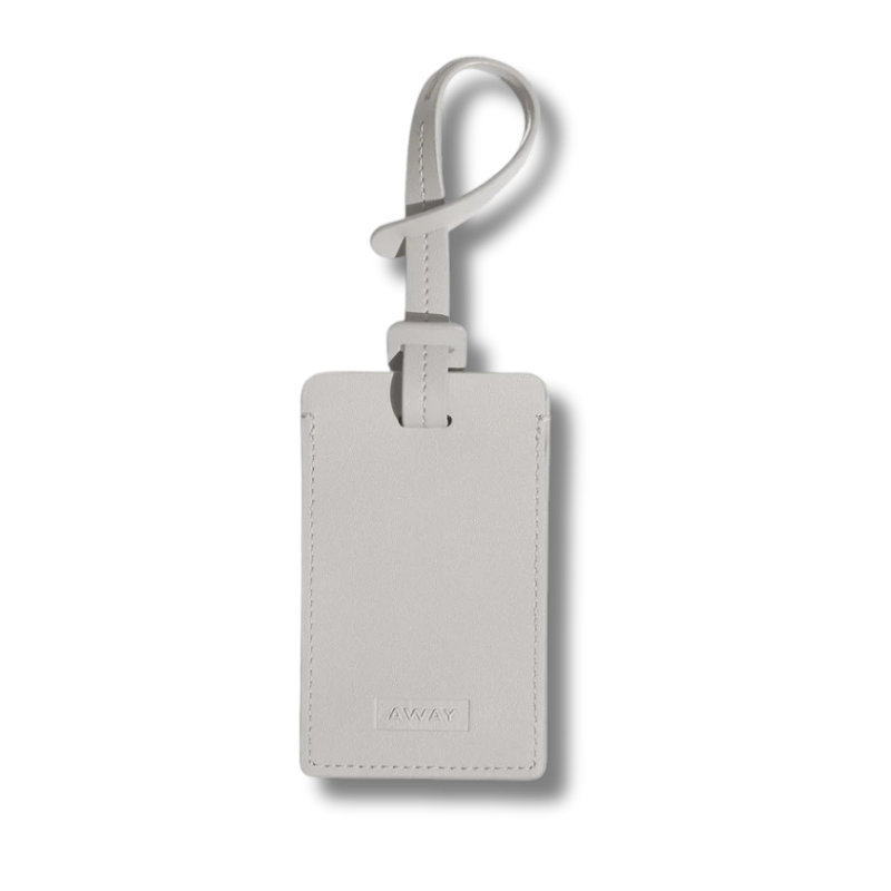 Light grey luggae tag