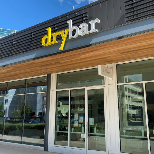 Outside exterior of drybar