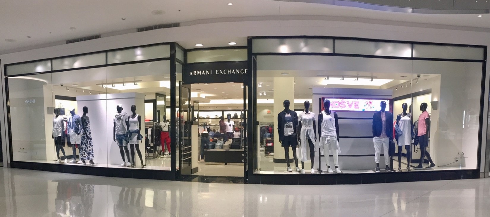 stores like armani exchange