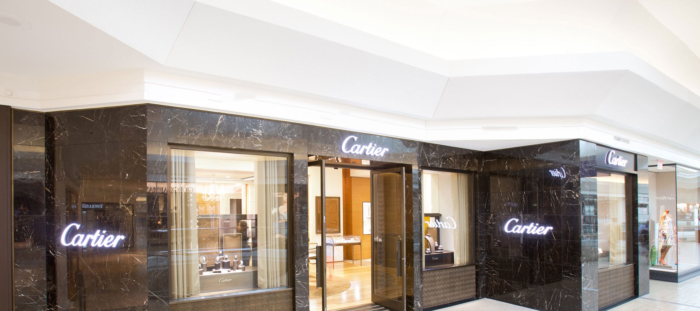 cartier in a mall