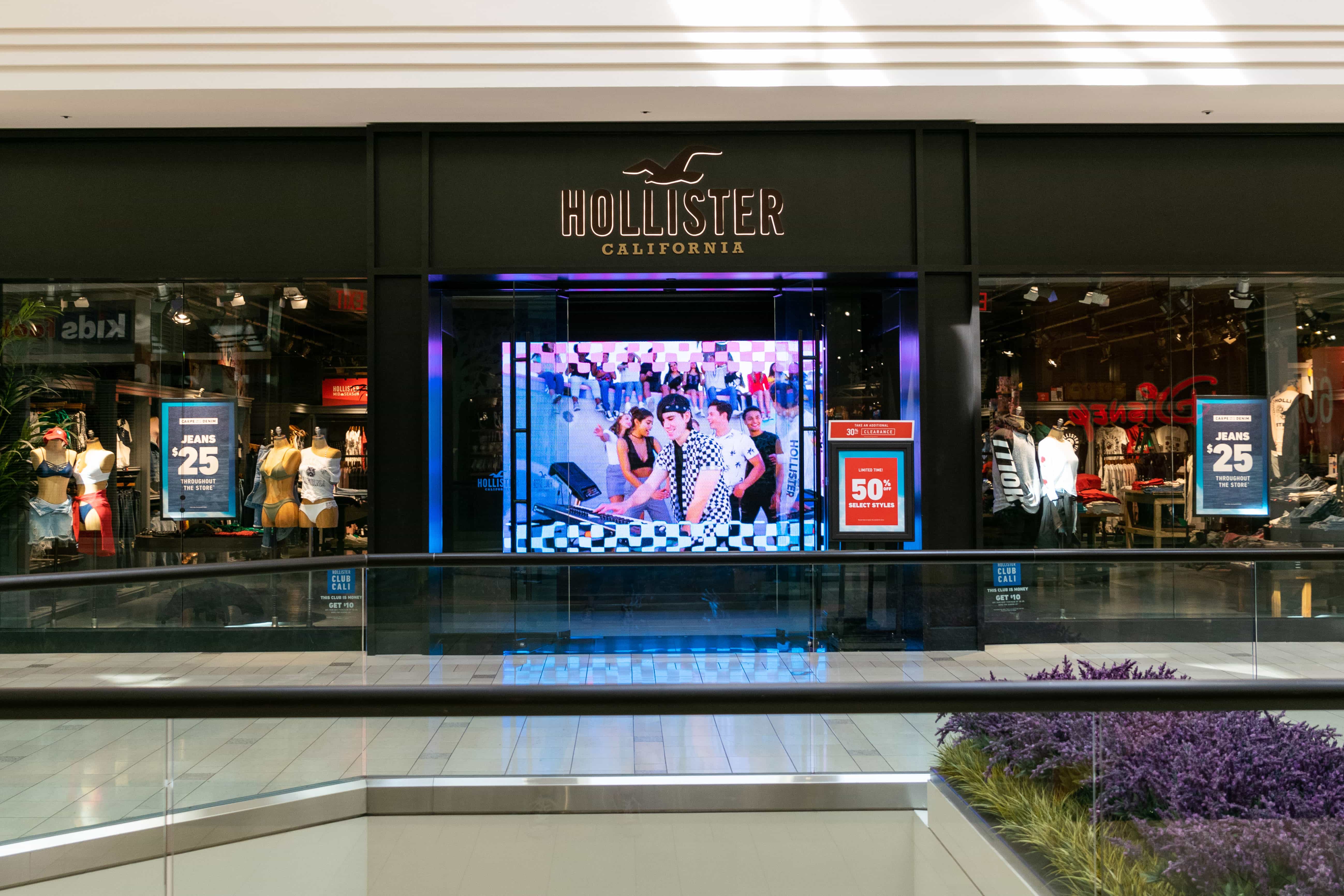 malls with hollister near me