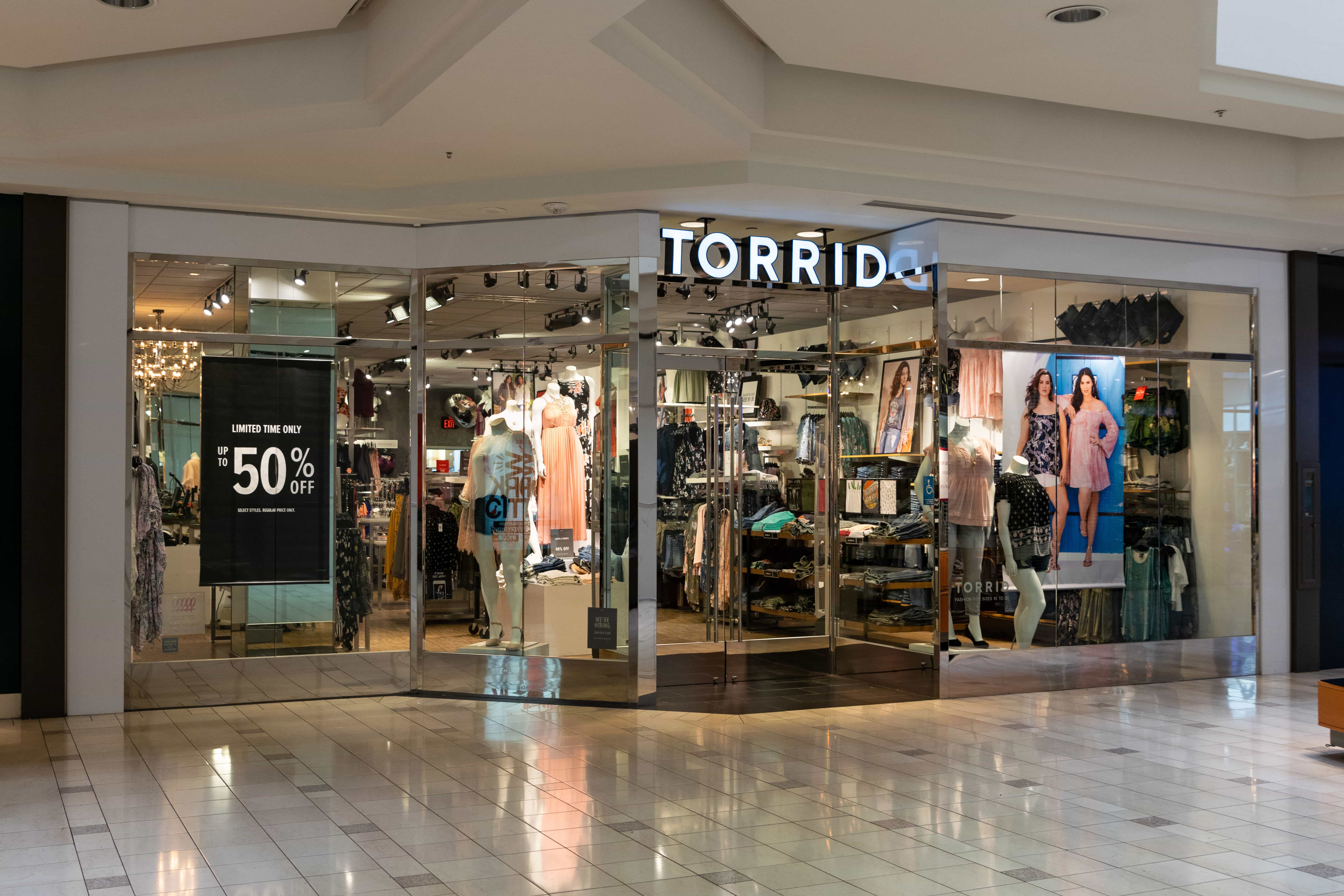 torrid plus size store