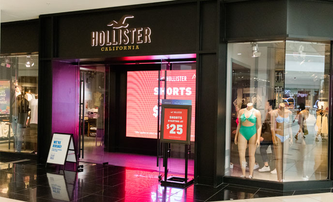 Hollister outlet near me best sale