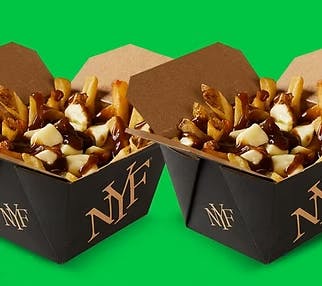 FREE SNACK SIZE POUTINE