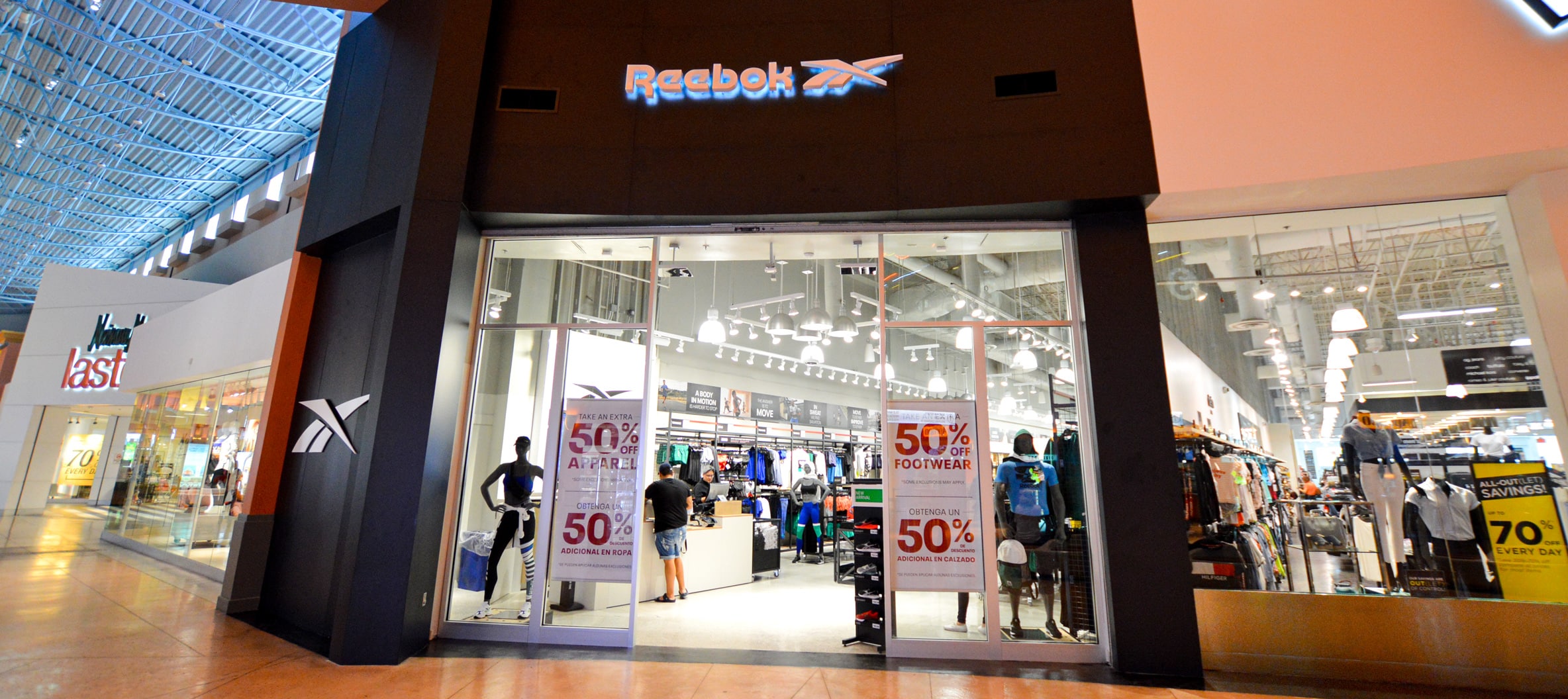 reebok store locations