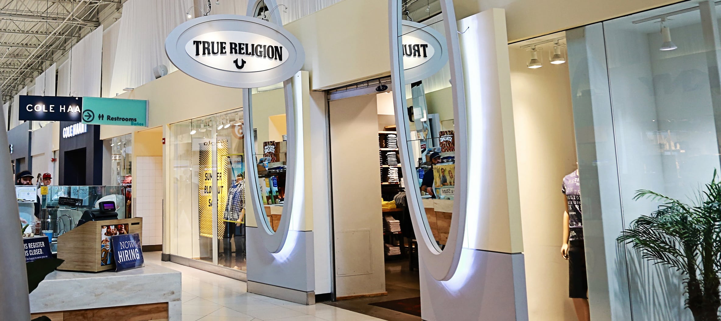 dolphin mall true religion store