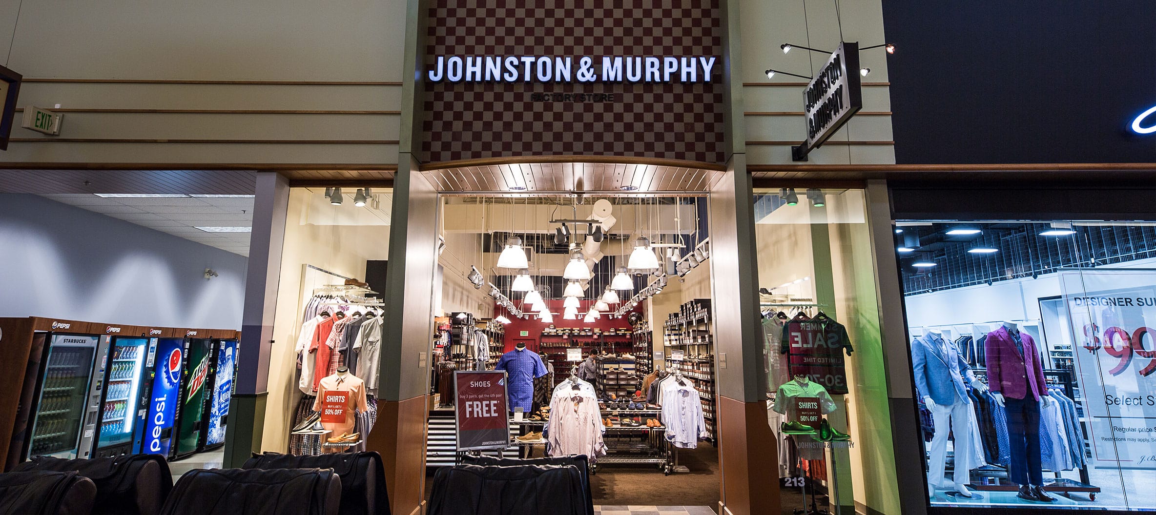 stores like johnston and murphy