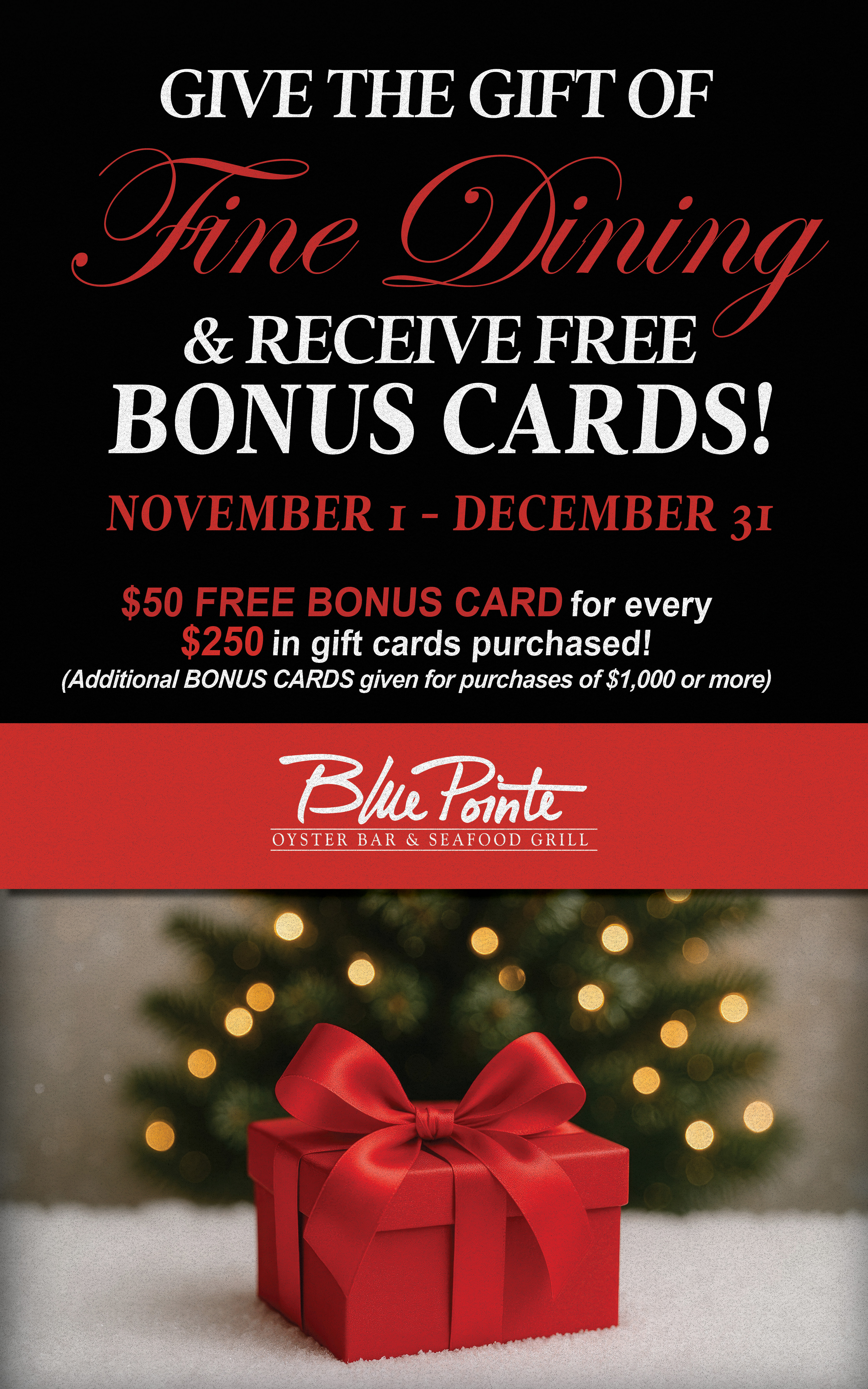 Give the Gift of Fine Dining