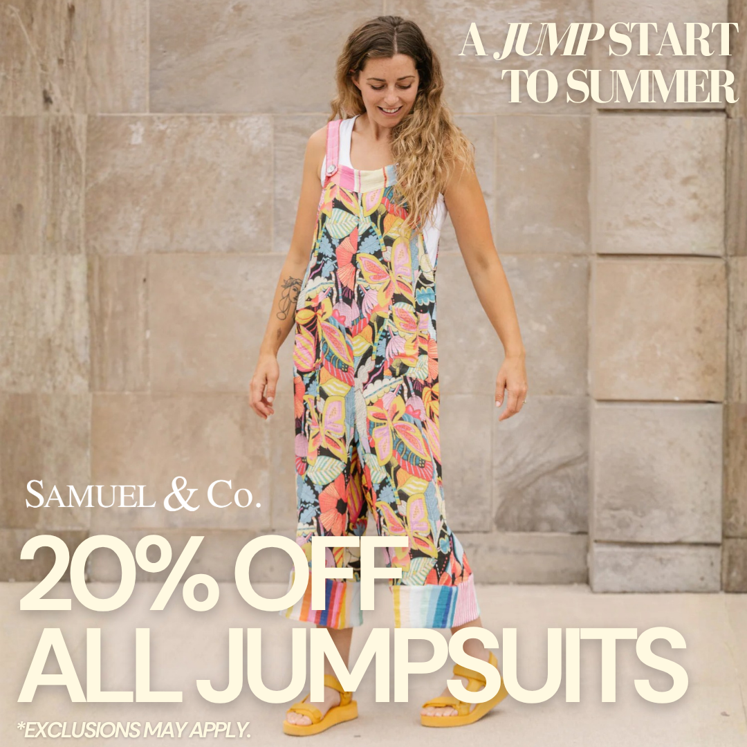 その他 SALSATION JUMP SUITS Samuel & Co. | Jump start your summer wardrobe with 20% off all