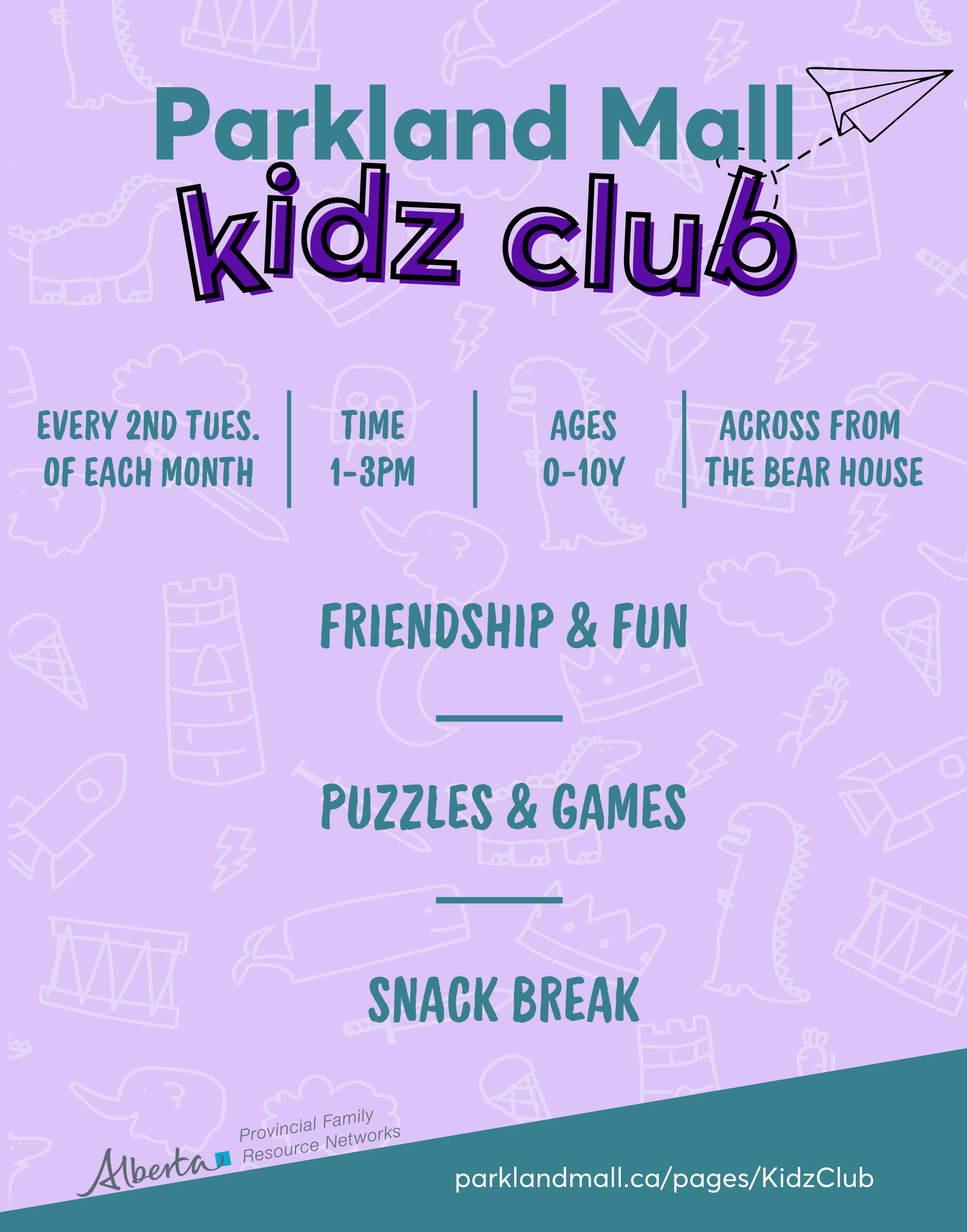Parkland Mall Kidz Club