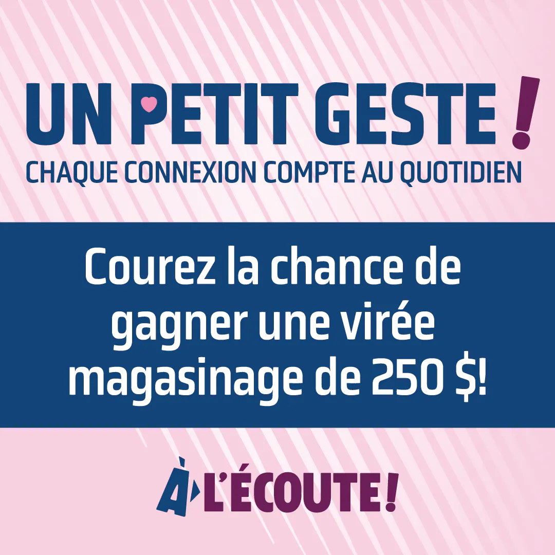 Gagner une virée magasinage de 250 $!