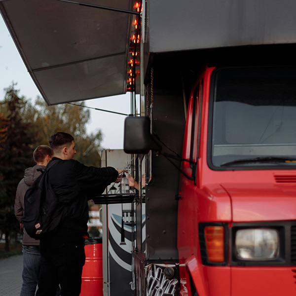 Food Trucks page decorative banner image