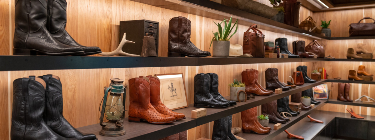 The boot store on sale near