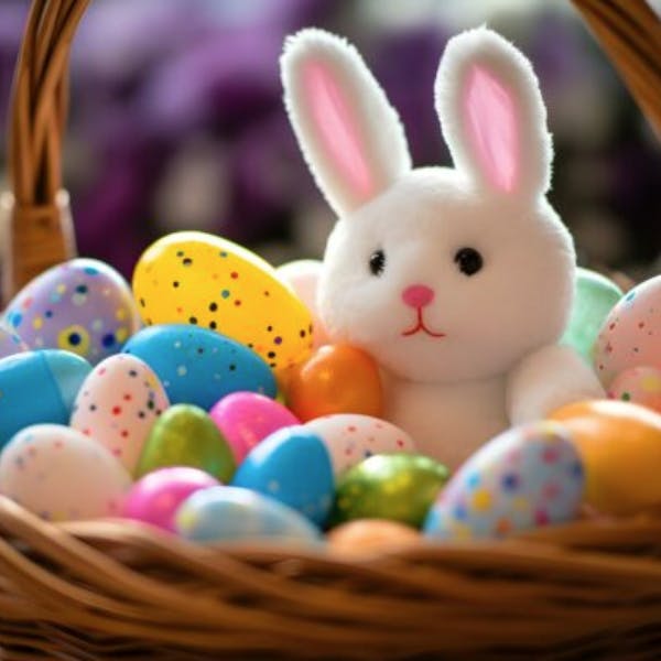 Hillside Village offers Easter basket gifts page decorative banner image