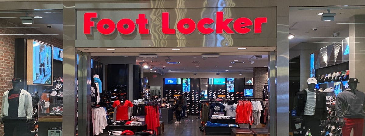 Shoes at foot locker in the mall deals