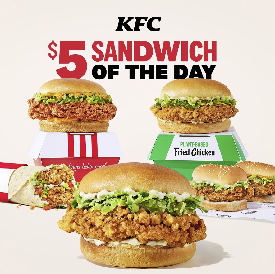 KFC Sandwich of the Day Dufferin Mall Toronto