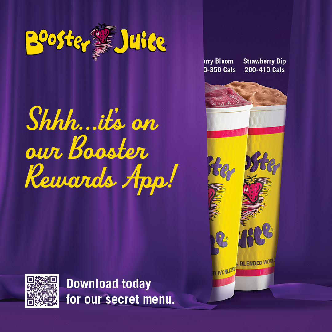 Booster Juice Booster Juice Secret Menu Stone Road Mall Guelph