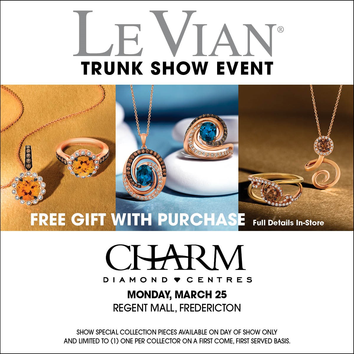 Charm Diamond Centre Fredericton Regent Mall