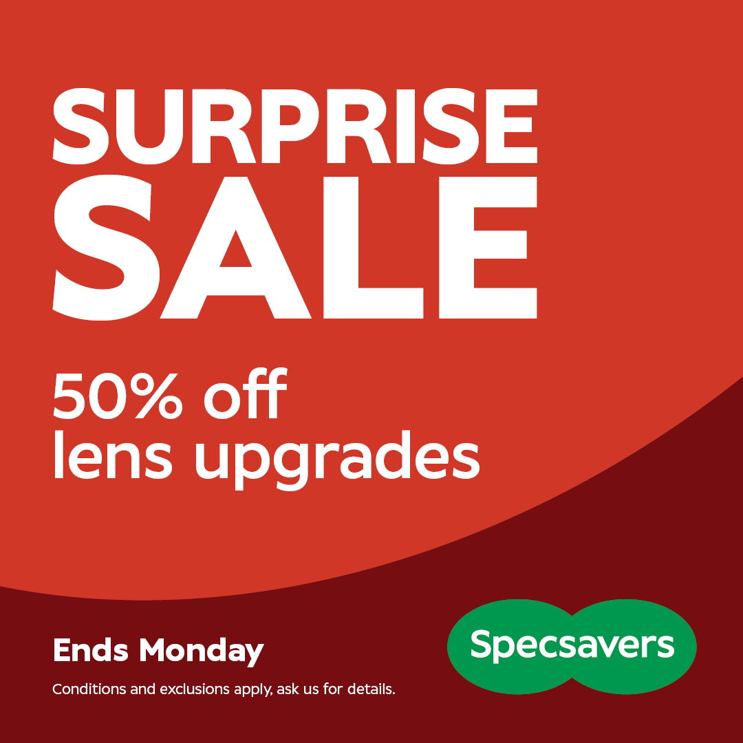 Specsavers Surprise Sale Orchard Park Shopping Centre Kelowna