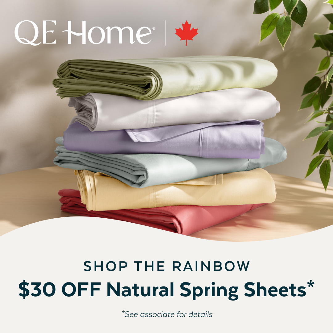 ✨ Take $30 Off Natural Spring Sheets ✨