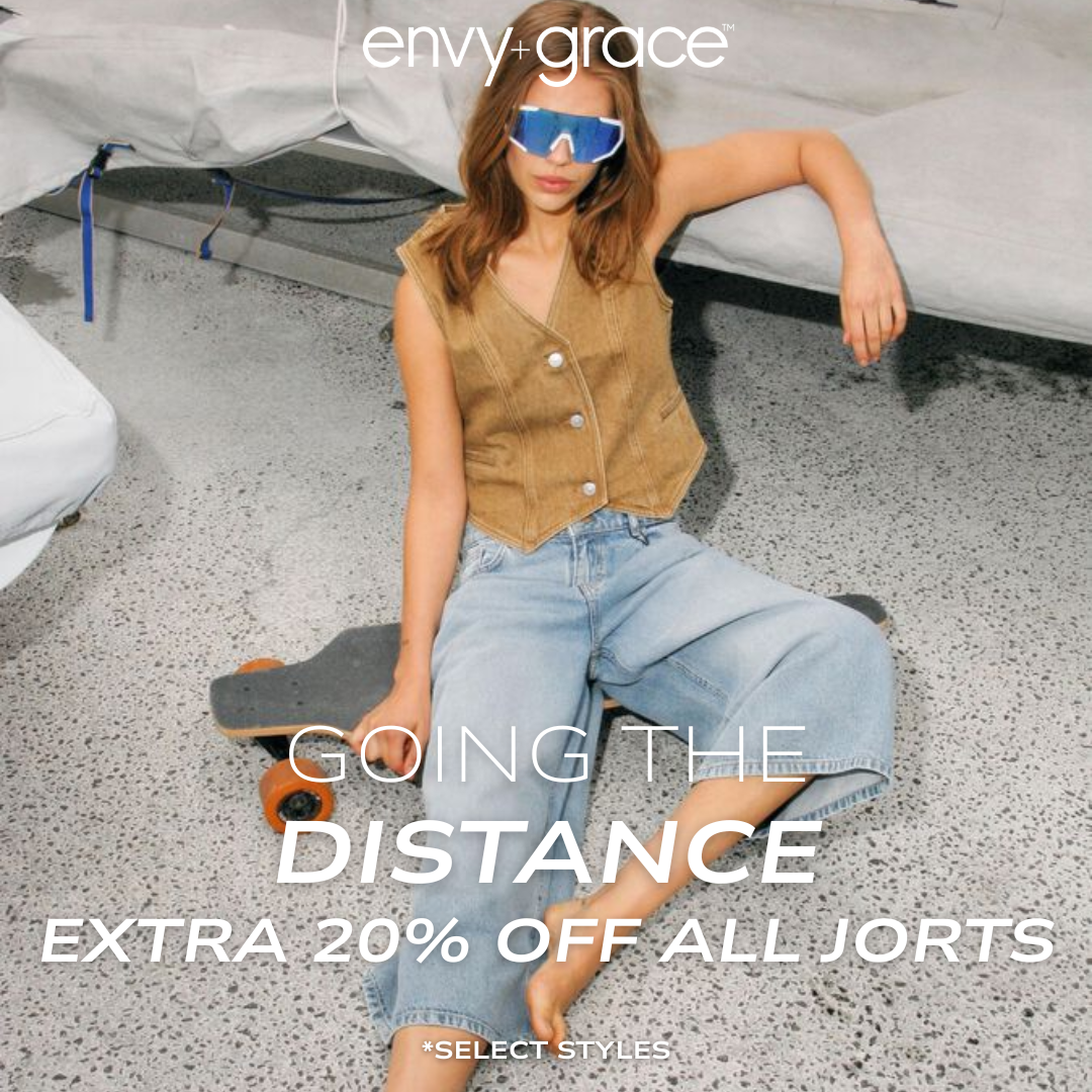  summer's in session. all jorts are an extra 20% off in store now ❤️‍🔥 