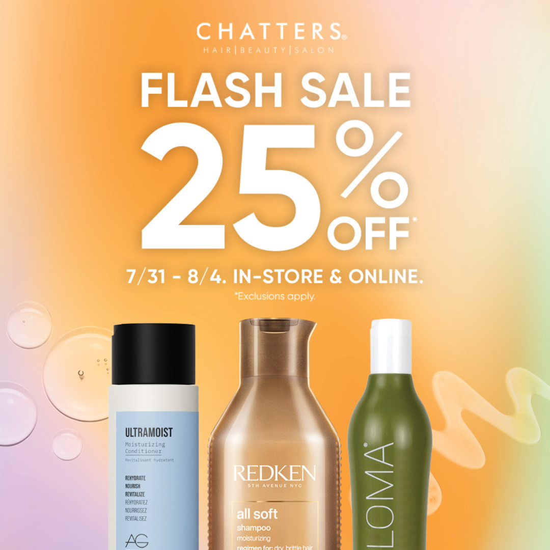 Enjoy 25% off at Chatters this August Long Weekend 