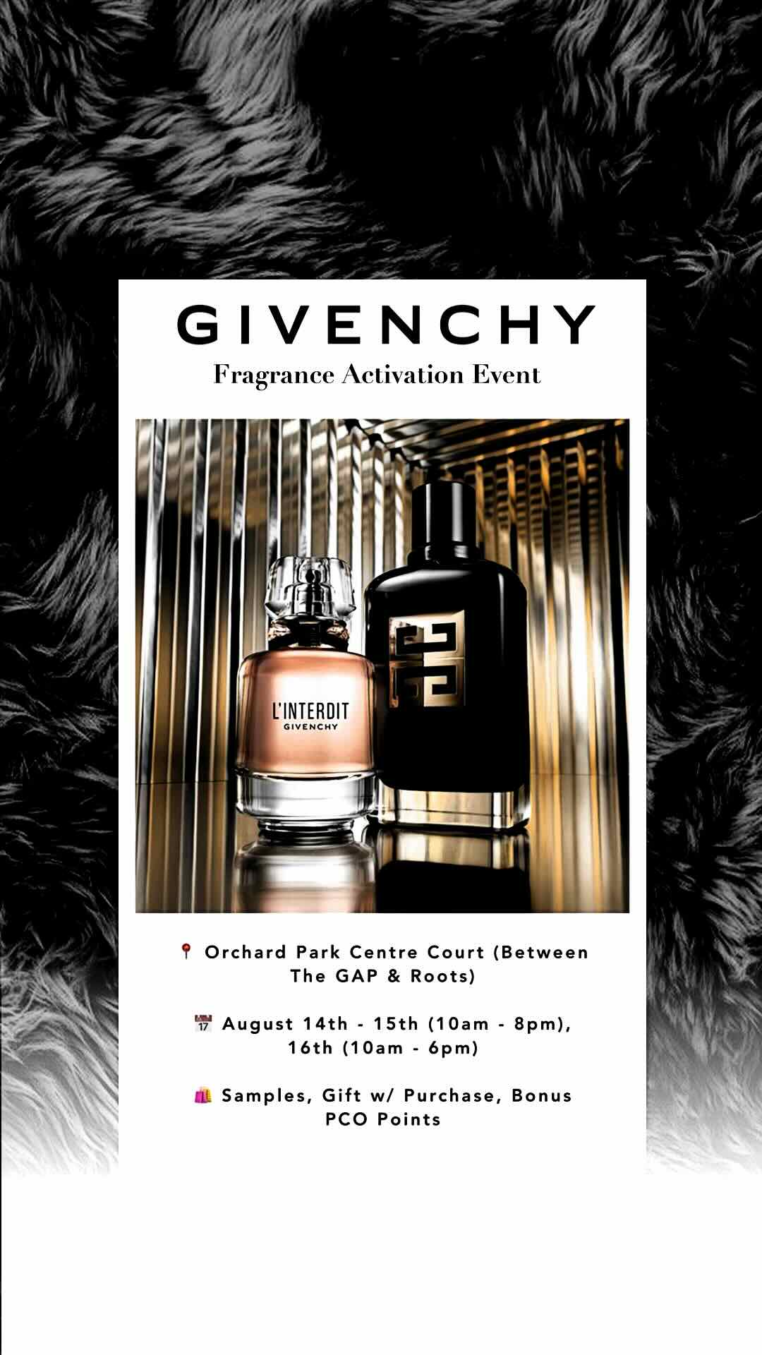 GIVENCHY Fragrance Activation 
