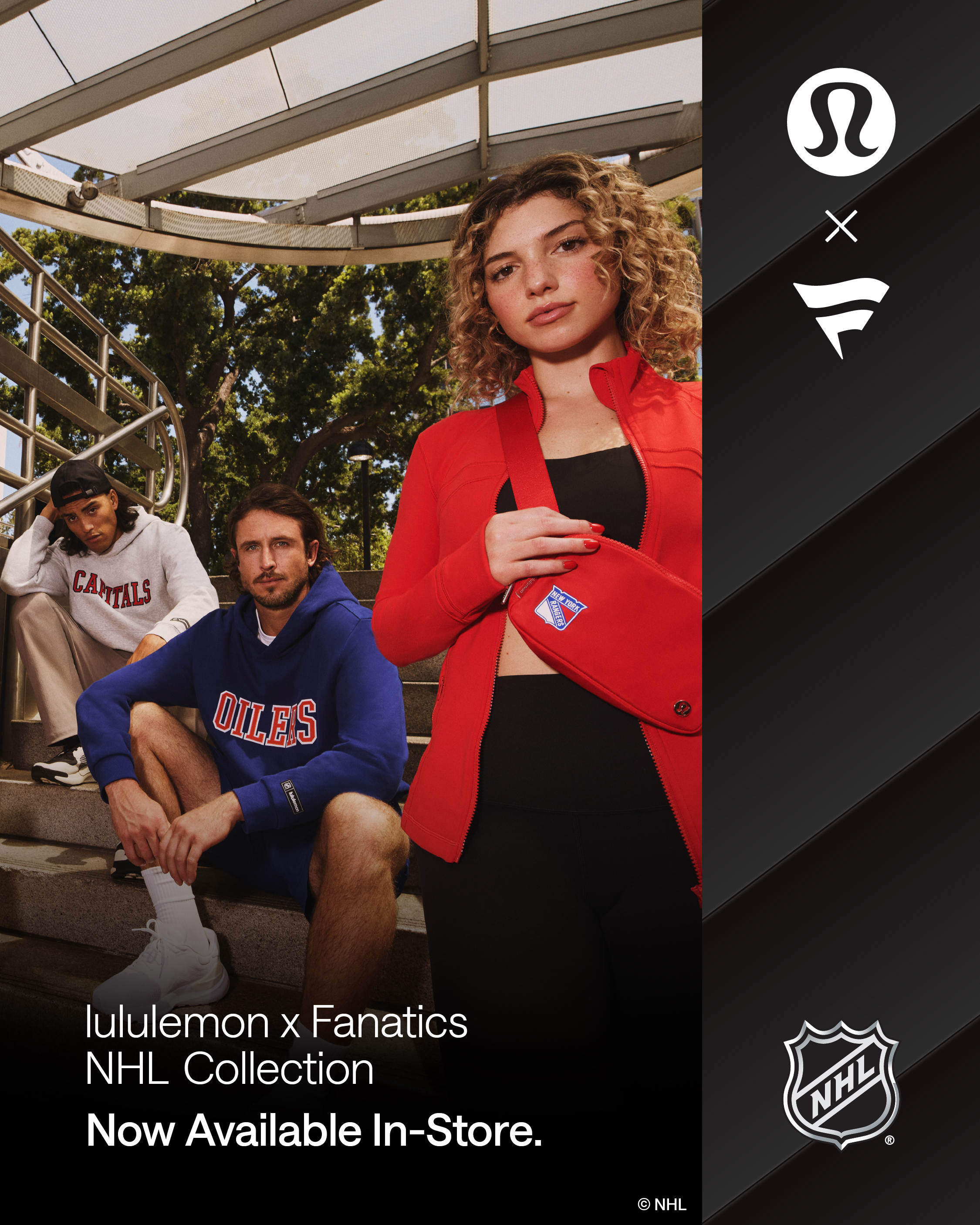 New NHL Collection by Lids x lululemon x Fanatics