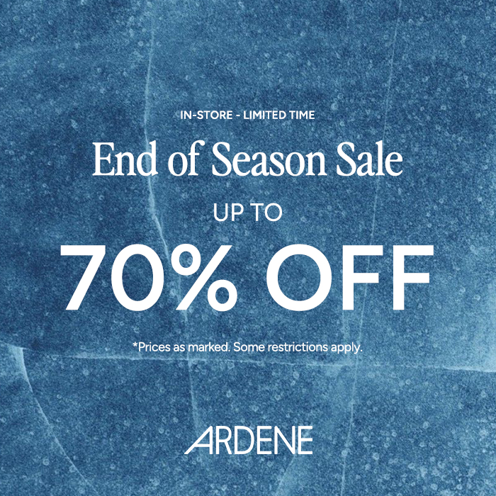 End of Season Sale #ardenelove