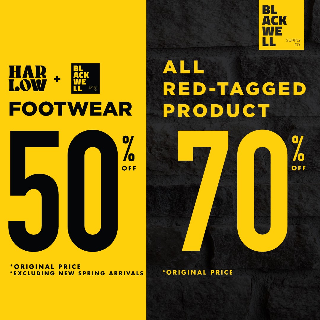Sales on Footwear and Red-Tagged Products