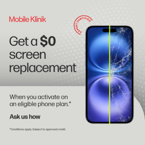 Get a $0 screen replacement