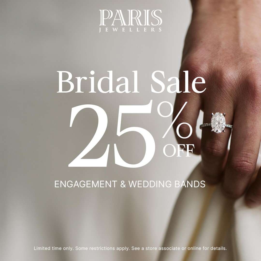 Bridal Sale - 25% off Engagement & Wedding Bands