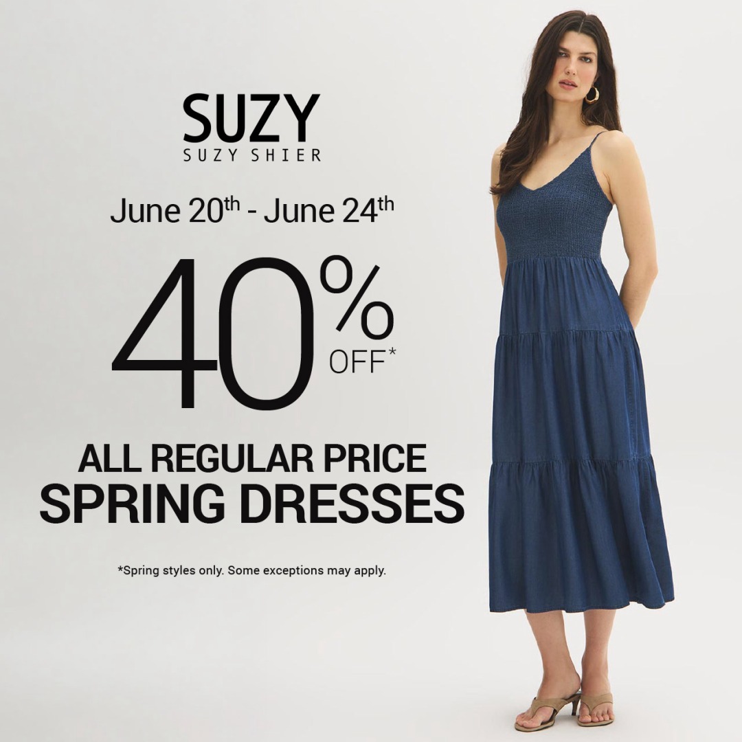 40% off Spring Dresses