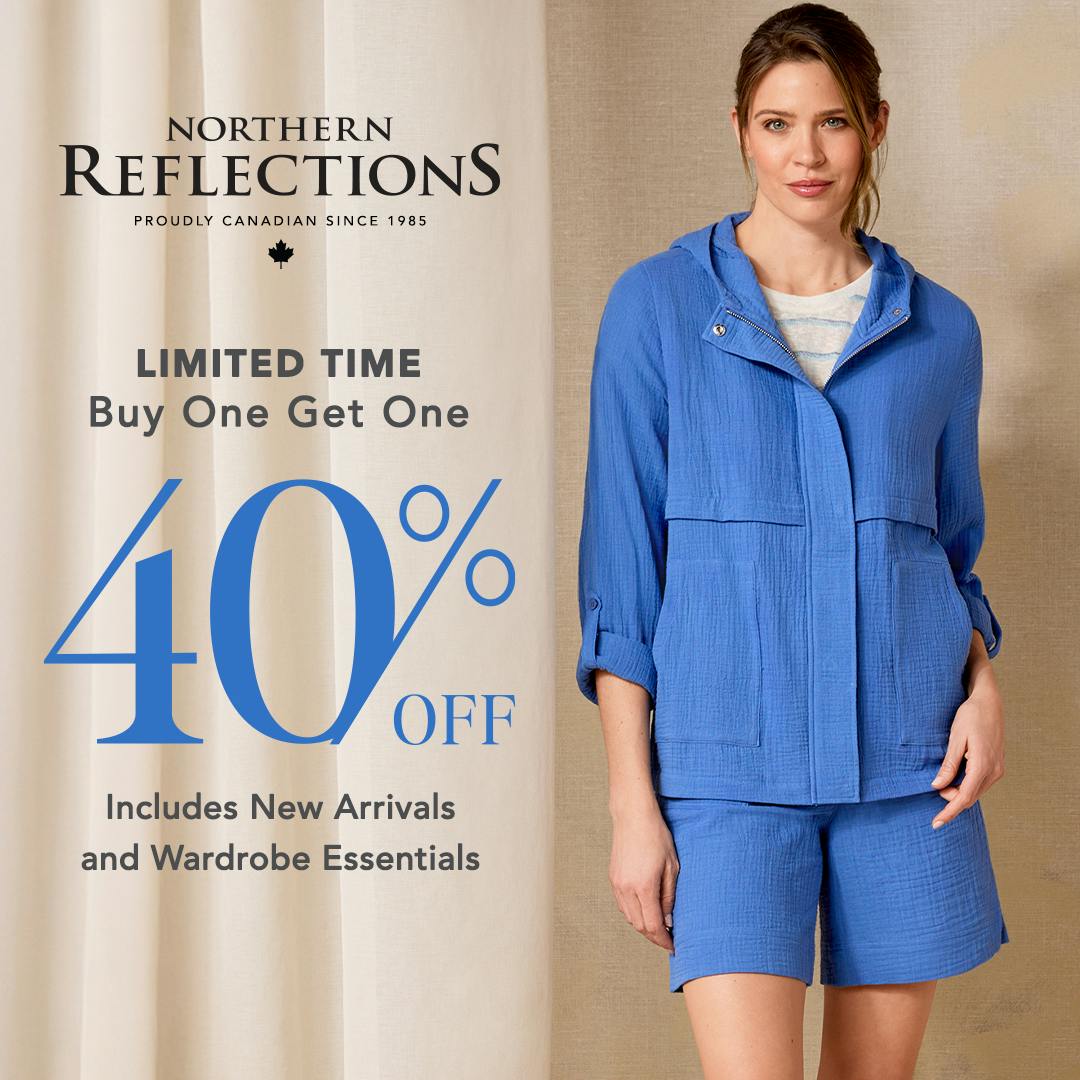 BOGO 40% off new arrivals and wardrobe essentials