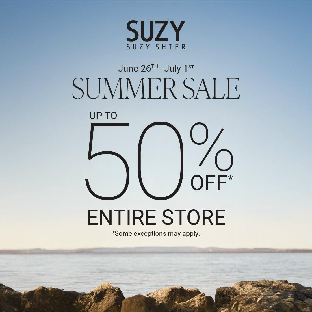 Up to 50% Off Entire Store