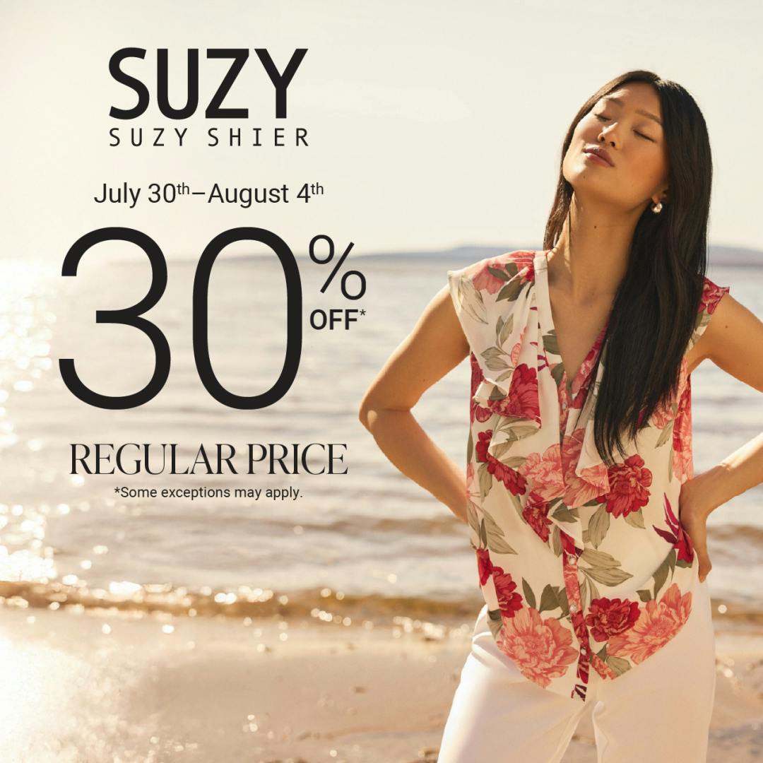 30% off Regular Price