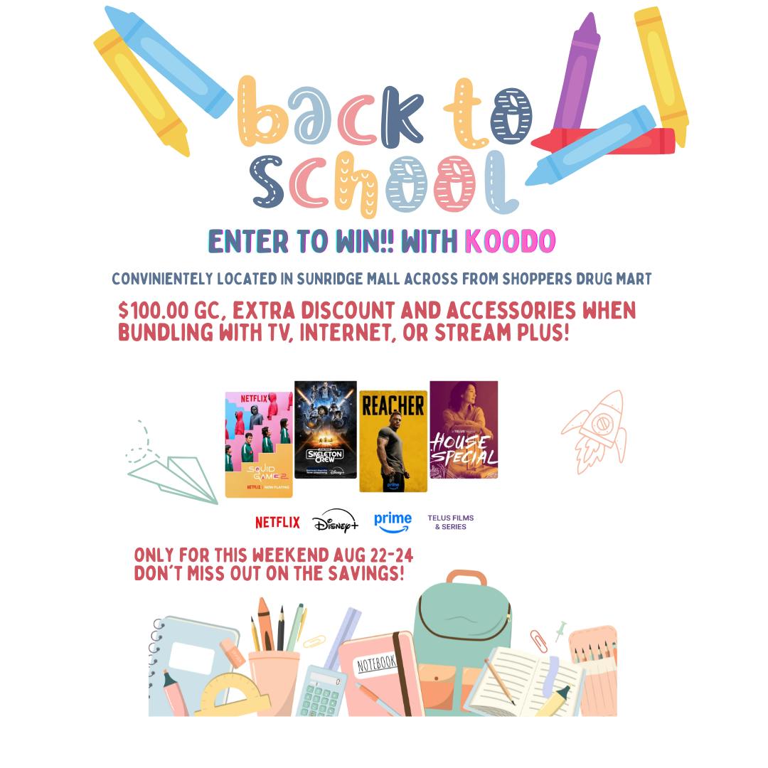 Back to School Event 