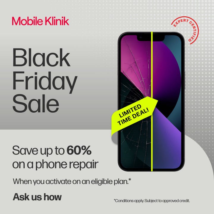 Black Friday Sale: Save Up To 60% On A Phone Repair 