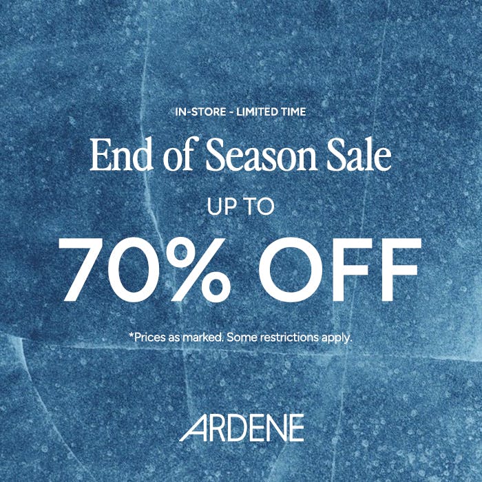 End of Season Sale 