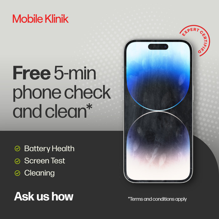 Free 5-min phone check and clean