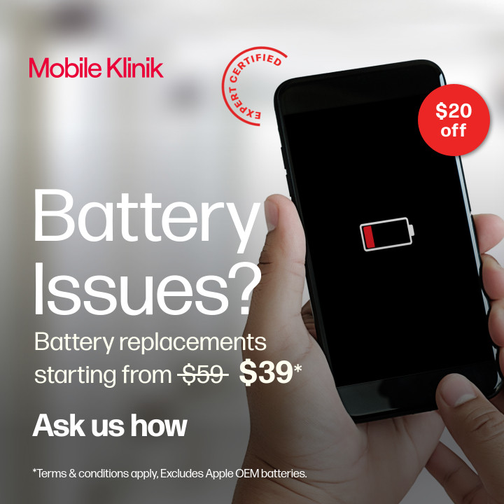 Battery Issues? Battery replacements starting from $59, now $39*