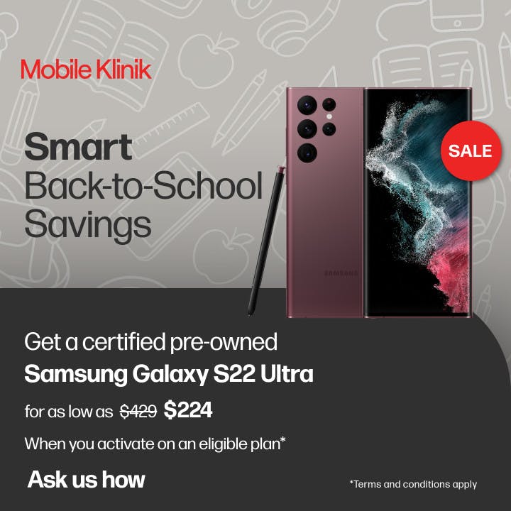 Get a certified pre-owned Samsung Galaxy S22 Ultra for as low as $224